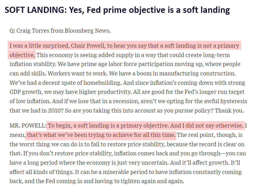 3 reasons we think -2.5% decline is an over-reaction. Higher for longer is really higher for longer DUE to higher GDP.