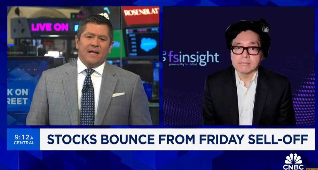 Video: This dip will be bought as there's a lot less leverage in the market, says Fundstrat's Tom Lee