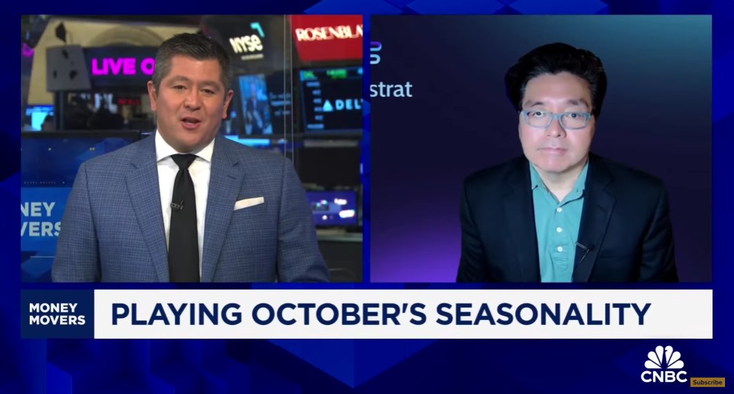 Video: Markets are in a tricky period due to geopolitical risk and October seasonality: Fundstrat's Tom Lee