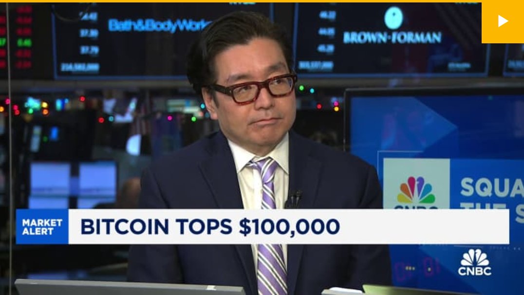 Bitcoin’s breakout is a precursor for equities through year-end, says Fundstrat’s Tom Lee