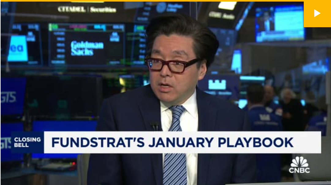 Inflation is setting up for some good comps, says Fundstrat’s Tom Lee