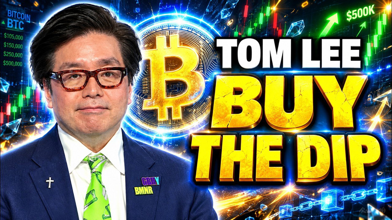 Tom Lee: BUY THE DIP Before the BIG RALLY Begins!